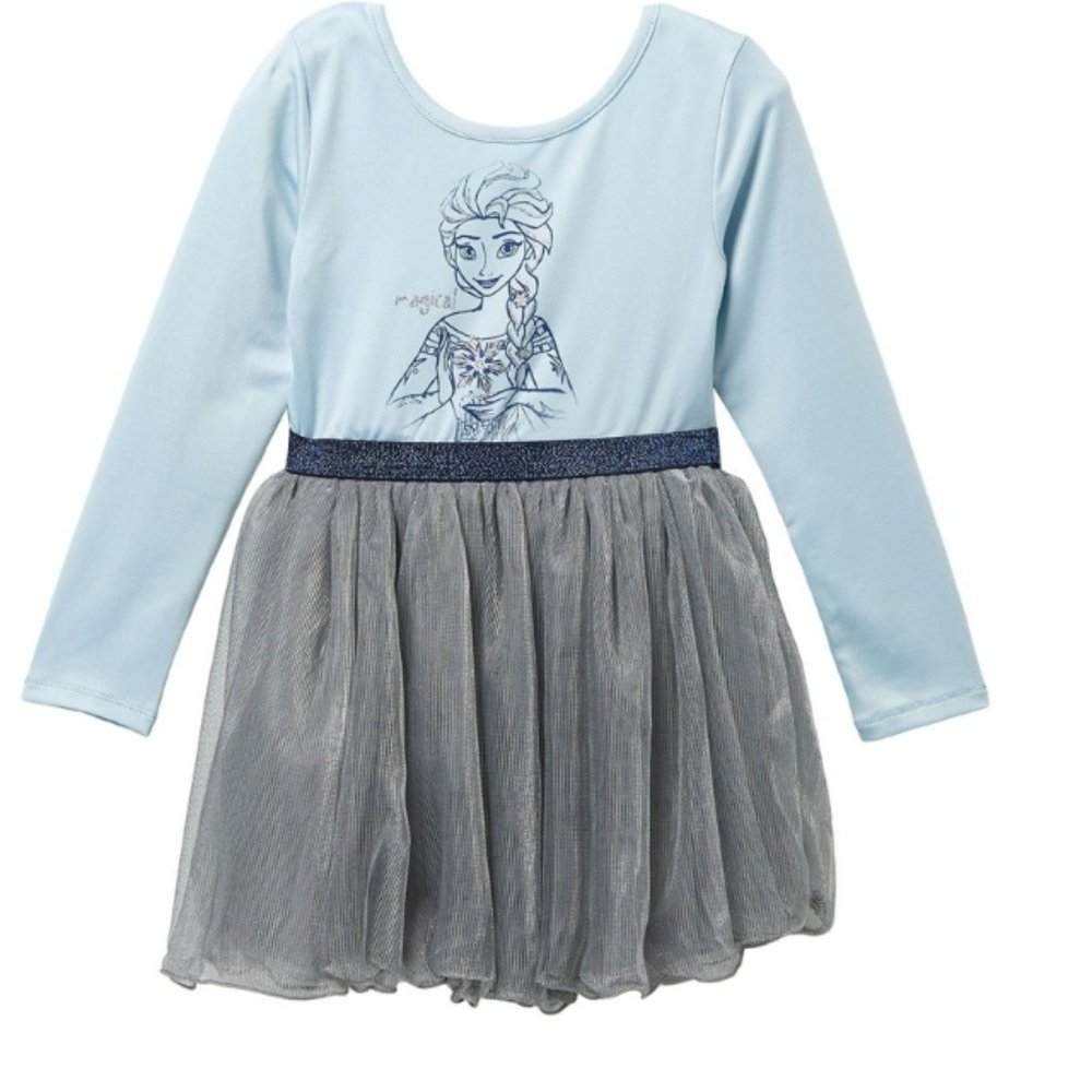 NWT  FROZEN'S ELSA MESH TULLE  DRESS